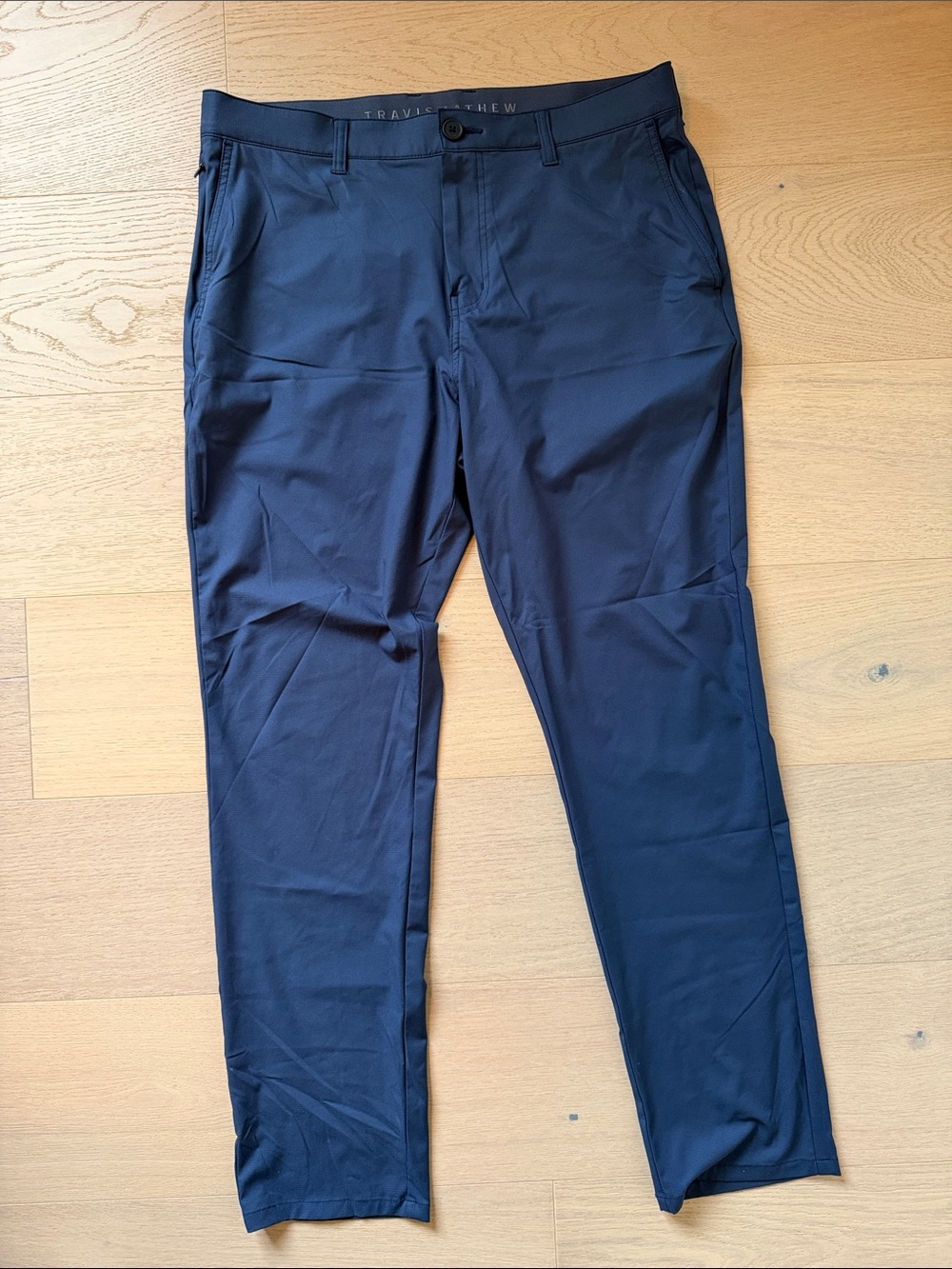 Travis Mathew Men's Dark Navy Performance Chinos